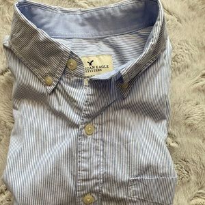 American Eagle Long Sleeve Button Down Men’s Shirt